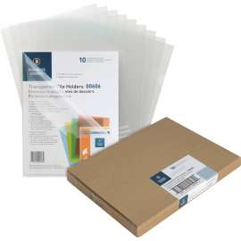 Bus. Source Transparent Poly File Holders