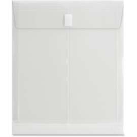 Bus. Source Hook-and-loop Top Open Poly Envelopes