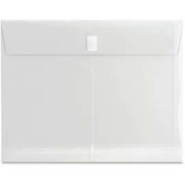 Bus. Source Hook-and-loop Side Open Poly Envelopes
