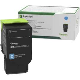 Lexmark Unison Original Standard Yield Laser Toner Cartridge, Cyan, 1 Each, 1400 Pages