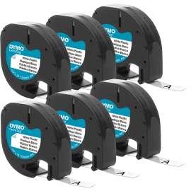 Dymo LetraTag Labelmaker 1/2" Plastic Labels