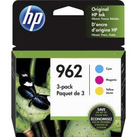 HP 962, (3YP00AN) 3-pack Cyan/Magenta/Yellow Original Ink Cartridge