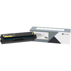 Lexmark Original Laser Toner Cartridge, Yellow Pack, 1500 Pages