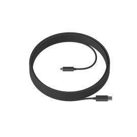 Logitech 10M Strong USB 3.1 CABLE, 32.81 ft USB/USB-C Data Transfer Cable for Power Supply, Tap, Video Conferencing Camera, PTZ Camera, First End: 1 x USB 3.2 (Gen 2) Type A, Male, Second End: 1 x USB 3.2 (Gen 2) Type C