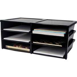 Storex Quick Stack Organizer, Black