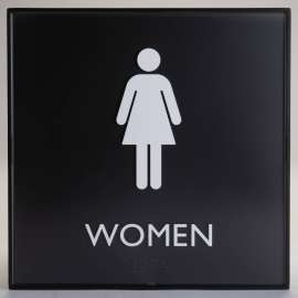 Lorell Restroom Sign