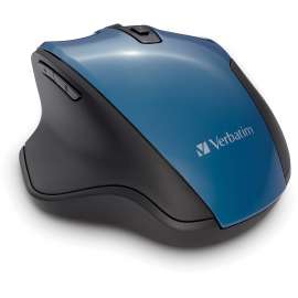 Verbatim Silent Ergonomic Wireless Blue LED Mouse