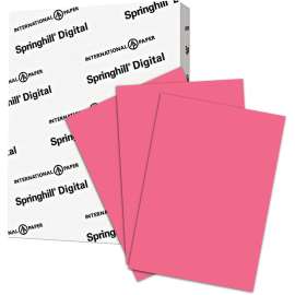 Digital Index Color Card Stock, 110lb, 8.5 x 11, Cherry, 250/Pack
