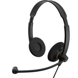 EPOS IMPACT SC 60 USB ML - Stereo - USB - Wired - 60 Hz - 16 kHz - On-ear - Binaural - Supra-aural - 6.89 ft Cable - Noise Cancelling Microphone - Black, Orange