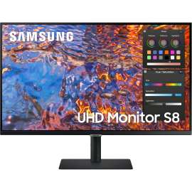 Samsung ViewFinity S32B804PXN 32" 4K UHD LCD Monitor - 16:9 - Black - 32" Class - In-plane Switching (IPS) Technology - 3840 x 2160 - 1.07 Billion Colors - 400 Nit - 5 ms - 60 Hz Refresh Rate - HDMI - DisplayPort - USB Hub