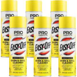 Professional EASY-OFF Oven and Grill Cleaner, 24 oz Aerosol, 6/Carton