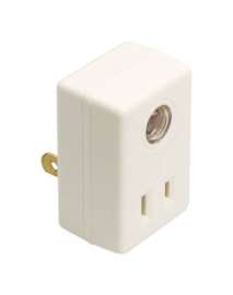 Amertac White Photoelectric Plug In Light Control 1 pk