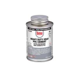 Oatey Gray Cement For PVC 4 oz