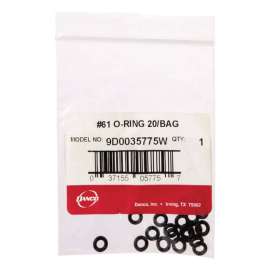 Danco 9/32 in. D X 5/32 in. D #61 Rubber O-Ring 20 pk