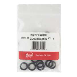 Danco 9/16 in. D X 3/8 in. D Rubber O-Ring 20 pk