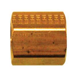 JMF Company 3/8 in. Flare X 3/8 in. D Flare Yellow Brass Inverted Union