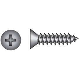 Hillman No. 8 X 3 in. L Phillips Flat Head Sheet Metal Screws 50 pk