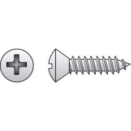 Hillman No. 6 X 5/8 in. L Phillips Flat Head Sheet Metal Screws 100 pk