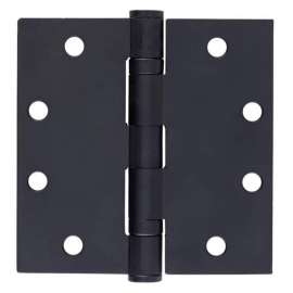 Brinks Commercial 4.5 in. L Black Door Hinge 1 pk