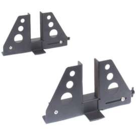 Innovation First Rack Solutions Universal Adjustable Rack To Tower Stand (1U-2U), Black