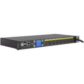 Eaton Managed Rack PDU 1.44 kW max 120V 12A 50-60Hz 1U Single-Phase PDU, Switched, NEMA 5-20P, 8 x NEMA 5-15R, 120 V AC