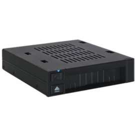 Cremax Icy Dock FlexiDOCK MB521SP-B Drive Bay Adapter for 3.5", Serial ATA/600 Host Interface Internal, Black, 1 x Total Bay, 1 x 2.5" Bay