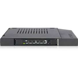 Cremax Icy Dock ToughArmor MB411SPO-1B Drive Bay Adapter for 5.25", Serial ATA/600 Host Interface Internal, Black, 1 x HDD Supported, 1 x SSD Supported