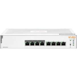 HPE Aruba Instant On 1830 8G 4p Class4 PoE 65W Switch - 8 Ports - Manageable - Gigabit Ethernet - 10/100/1000Base-T - 2 Layer Supported - 8.20 W Power Consumption - 65 W PoE Budget - Twisted Pair - PoE Ports - Rack-mountable, Cabinet Mount, Table To