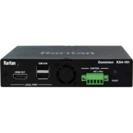 Raritan Dominion KX IV-101 Ultra High Performance 1-Port 4K KVM-over-IP Switch, 1 Computer(s), 1 Local User(s), 4096 x 2160, 1 x Network (RJ-45)