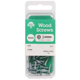 Hillman No. 8 X 3 in. L Phillips Zinc-Plated Wood Screws 5 pk