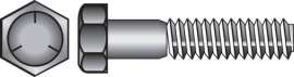 Hillman 7/16 in. D X 1-1/4 in. L Heat Treated Zinc Steel Hex Head Cap Screw 50 pk