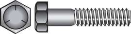 Hillman 1/2 in. D X 1-1/4 in. L Heat Treated Zinc Steel Hex Head Cap Screw 50 pk