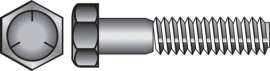 Hillman 5/8 in. D X 3-1/2 in. L Heat Treated Zinc Steel Hex Head Cap Screw 25 pk