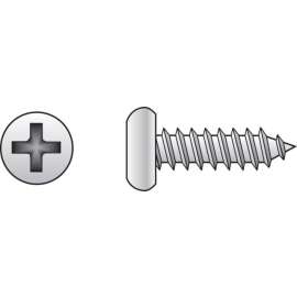 Hillman No. 6 X 1-1/2 in. L Phillips Pan Head Sheet Metal Screws 100 pk
