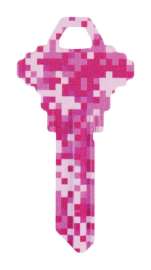 Hillman Wackey Digital Camo House/Office Universal Key Blank 68/SC1 Single