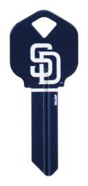 Hillman San Diego Padres Painted Key House/Office Universal Key Blank Single