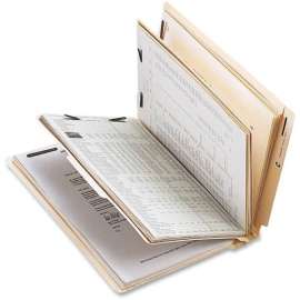 Bus. Source 6-part End Tab Classification Folders 