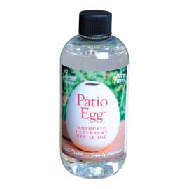 Skeeter Screen Patio Egg Organic Insect Repellent Refill Oil For Mosquitoes 8 oz