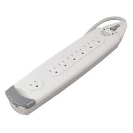Belkin 7-Outlet SurgeMaster Home Series, 7 x NEMA 5-15R, 1045 J, 120 V AC Input, 120 V AC Output