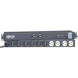 Tripp Lite Isobar Surge Protector Rackmount Metal 12 Outlet 15' Cord 1U RM, Receptacles: 12 x NEMA 5-15R, 3840J