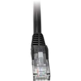 Tripp Lite Cat6 Gigabit Snagless Molded Patch Cable (RJ45 M/M) Black, 2', 2ft, Black