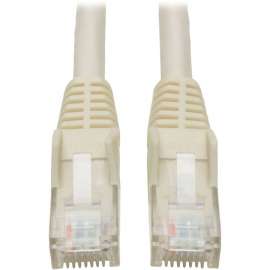 Tripp Lite 3ft Cat6 Gigabit Snagless Molded Patch Cable RJ45 M/M White 3', Category 6, 3ft, 1 x RJ-45 Male, 1 x RJ-45 Male
