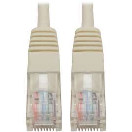 Tripp Lite 10ft Cat5e / Cat5 350MHz Molded Patch Cable RJ45 M/M White 10', 10ft, 1 x RJ-45 Male, 1 x RJ-45 Male, White
