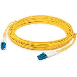 AddOn 3m LC (Male) to LC (Male) Yellow OS2 Duplex Fiber OFNR (Riser-Rated) Patch Cable, 100% compatible and guaranteed to work
