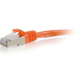 C2G-10ft Cat6 Snagless Shielded (STP) Network Patch Cable - Orange