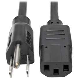 Tripp Lite Computer Power Extension Cord Adapter 10A 18AWG 5-15P to C13 20', 10A,18AWG (NEMA 5-15P to IEC-320-C13) 20-ft."
