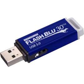 Kanguru Solutions Kanguru FlashBlu30 with Physical Write Protect Switch SuperSpeed USB3.0 Flash Drive, 32 GB, Write Protection Switch, Shock Resistant, ReadyBoost, TAA Compliant