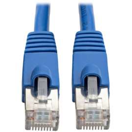 Tripp Lite 1ft Augmented CAT6a Shielded STP Snagless Patch Cable Blue 1', 1 ft Category 6a Network Cable for Network Device, First End: 1 x RJ-45 Network, Male, Second End: 1 x RJ-45 Network