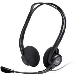 Logitech 960 USB Computer Headset, Stereo, USB Type A, Wired, 100 Hz