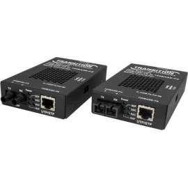 Transition Networks Stand-alone Fast Ethernet Media Converter 100Base-TX to 100Base-FX, 1 x Network (RJ-45), 1 x LC Ports, Multi-mode, Fast Ethernet
